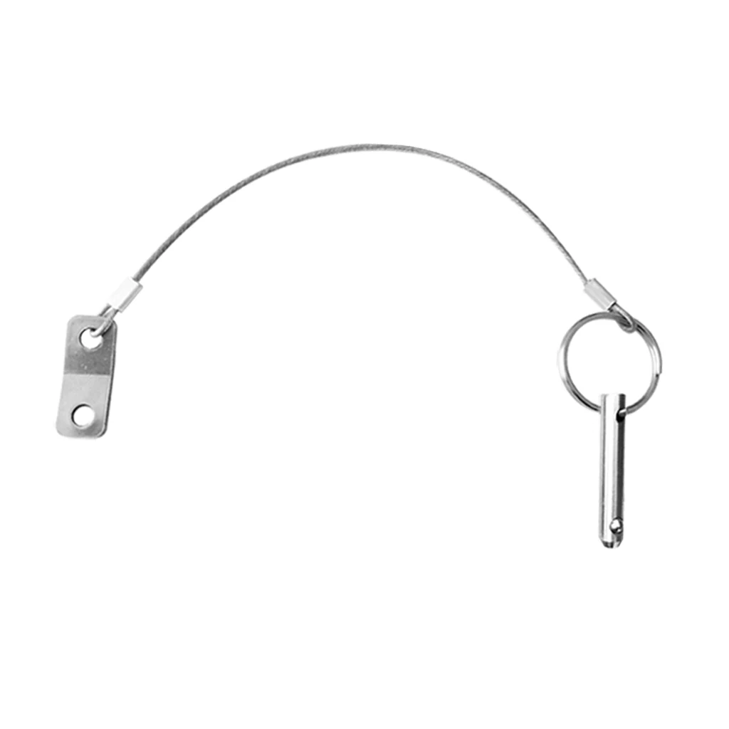 Быстроразъемный штифт 1/4 '' нержавеющая сталь с ремешком для лодки Bimini|Морское