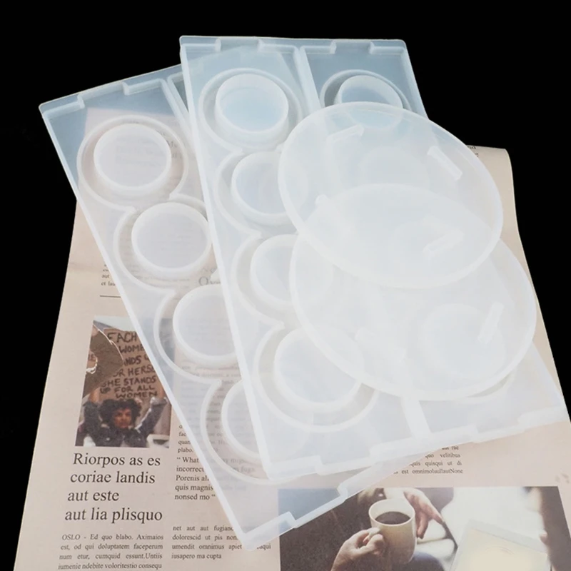 

Coffee Capsule Storage Rack Epoxy Resin Mold Box Shelf Silicone Mould DIY Crafts Casting Tools