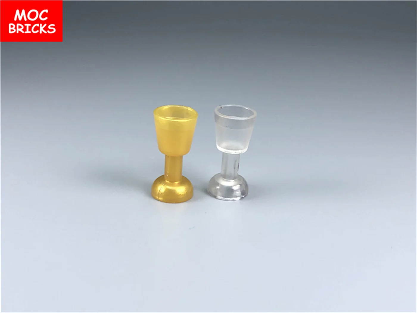 Кубики MOC стеклянный бокал для вина строительные блоки детали совместимые с 2343 6269