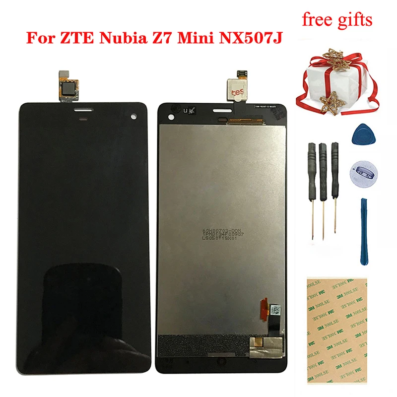 Сенсорный ЖК-экран с дигитайзером для ZTE Nubia Z7 Mini NX507J сенсорная панель ЖК-дисплеем
