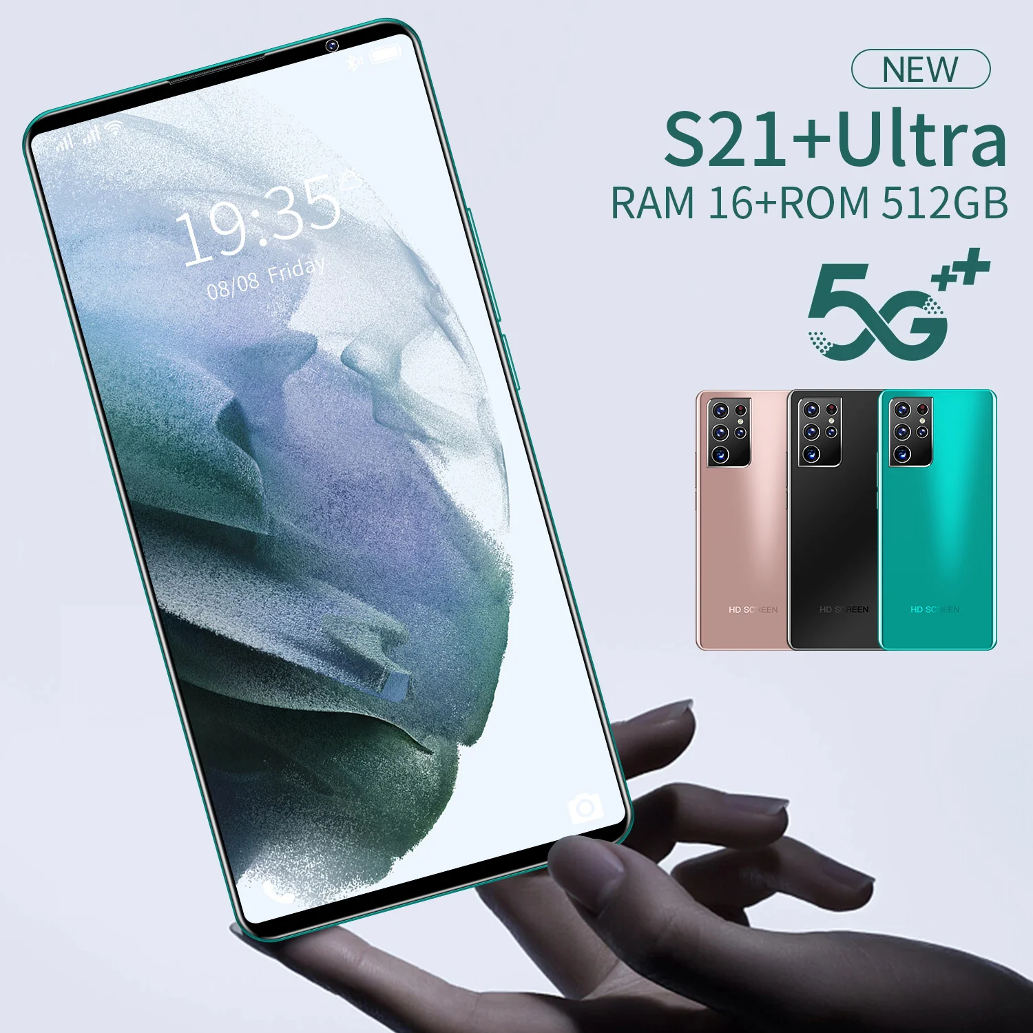 

S21+Ultra 2021 Galxy 5G LTE Mobilephone 24+48MP 6.8 Inch Screen Cellphone 10 Core Android 10.0 Smartphone Face Fingerprint ID