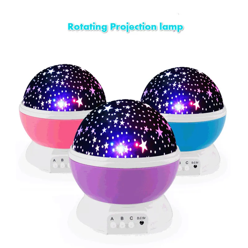 Светодиодная лампа Kulon со звездным небом вращающийся Романтический проекционный