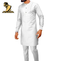 african traditional clothing for men long sleeve shirts and pants two pieces suit dashiki formal outfits v2116057