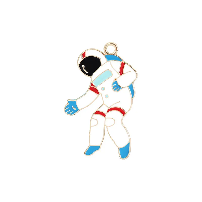 

Alien Spaceman Brooches Rocket Planet Jewelry Accessories Keychain Earrings Necklace Pendant Jewelry for Women