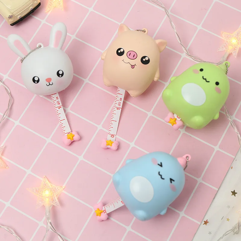 Kawaii Новый рисунок игрушечная лента линейка брелок измерение ключа пряжка сумка