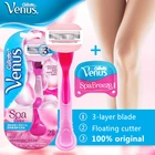 Женская бритва Gillette Venus с лезвиями, бритва для белого чая, безопасная бритвенная головка для девушек, лезвие для удаления волос, ручная Дамская машинка