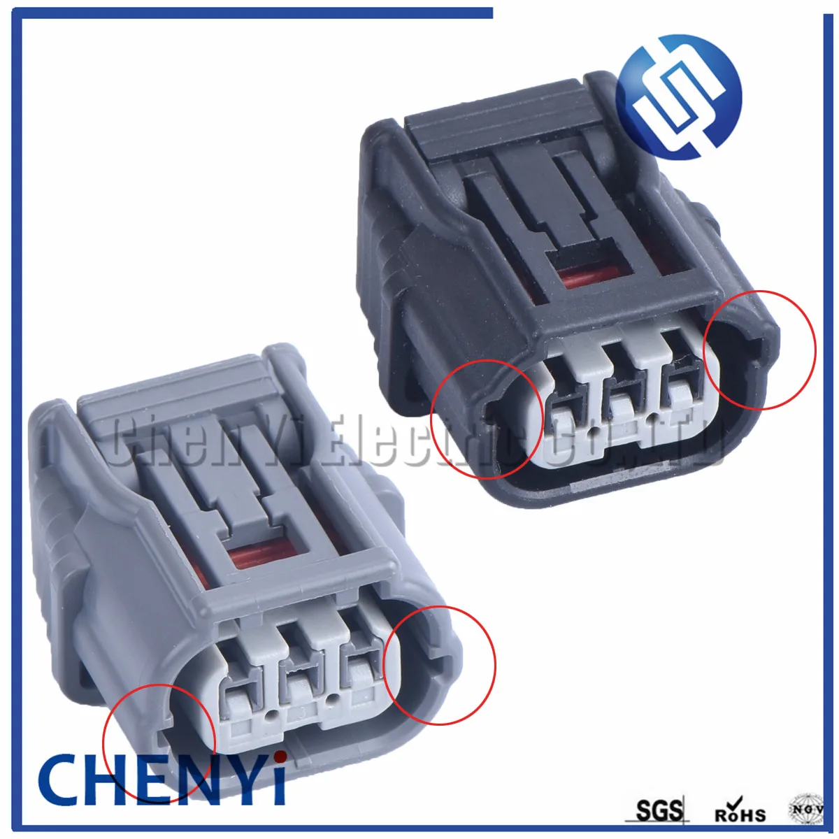 

1set 3 pin waterproof sealed connector (1.0) female HX 040 Head Lamp Light Socket auto connector 6188-4775 6189-7037 For Honda