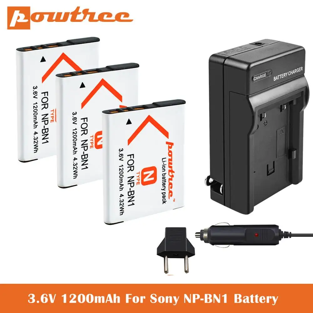 NP BN1 Батарея + Зарядное устройство Замена для Sony детали Cyber Shot DSC QX10 QX30 QX100 T99 T110 TF1 TX10