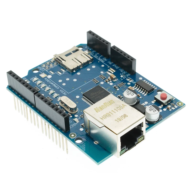 Плата разработки UNO Shield Ethernet W5100 Для Mega 2560 Arduino|Интегральные схемы| |