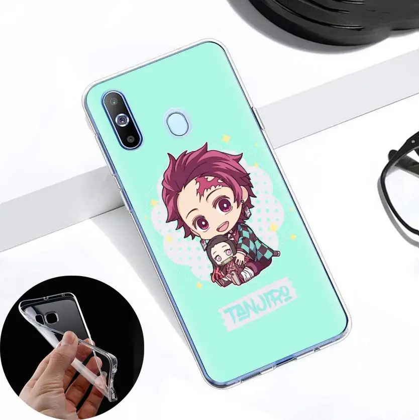 Demon Slayer Kawaii Anime Case for Samsung Galaxy A50 A20e A70 s A80 A90 5G A40 A30 A20 A10 e A12 A02s Soft Silicone Phone Coque