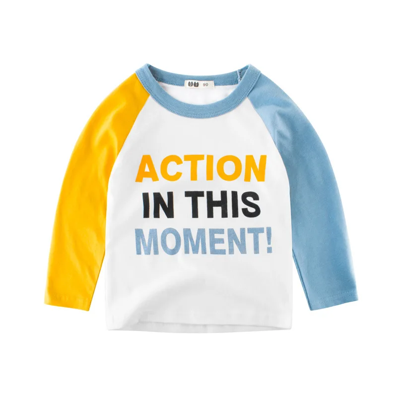 

Spring Boys T Shirts Cartoon Long Sleeve Cotton T Shirts for Boys Children Clothes Printed Tees Kids T Shirts Baby Boy Tops