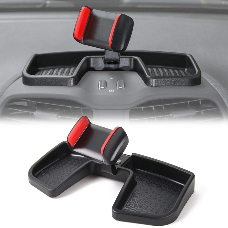 Cell Phone Holder Kit Multi-Mount with Storage Box for Jeep Renegade 2015-2019 Dash-Mount Interior Accessories |