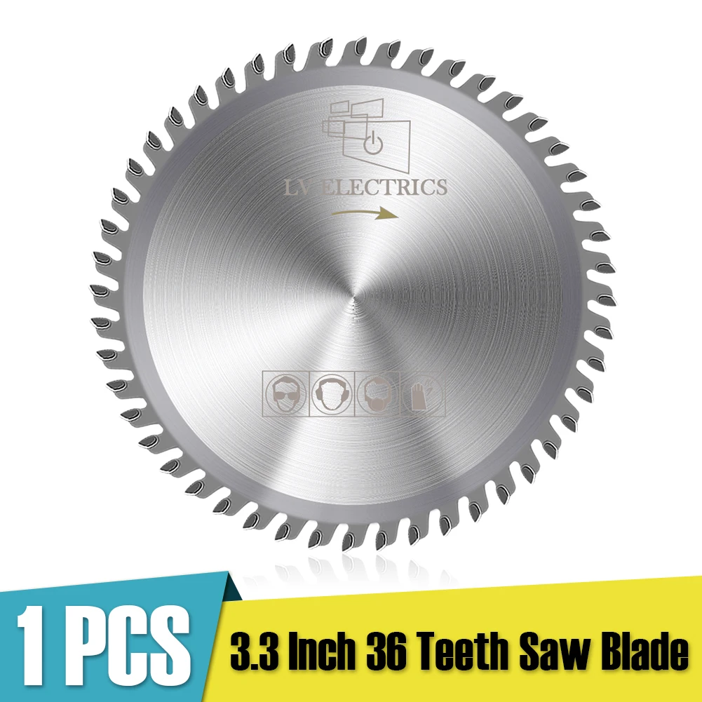

1Pcs 3.3 Inch 36 Teeth Saw Blades High Speed Steel Saw Disc Wheel Cutting Blades Industrial Grade for Woodworking Sliding Table
