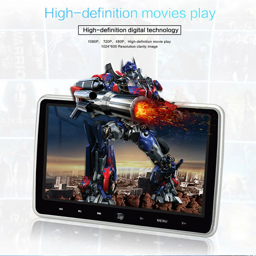 10 1 дюймов FM Радио DVD плеер ЖК экран Регулируемый Детский музыкальный цифровой