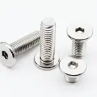 550 M1.6 M2 M2.5 M3 M4 M5 M6 M8 A2 304 Шестигранная розетка из нержавеющей стали Ультратонкий сверхнизкий плоский вафельный болт с головкой