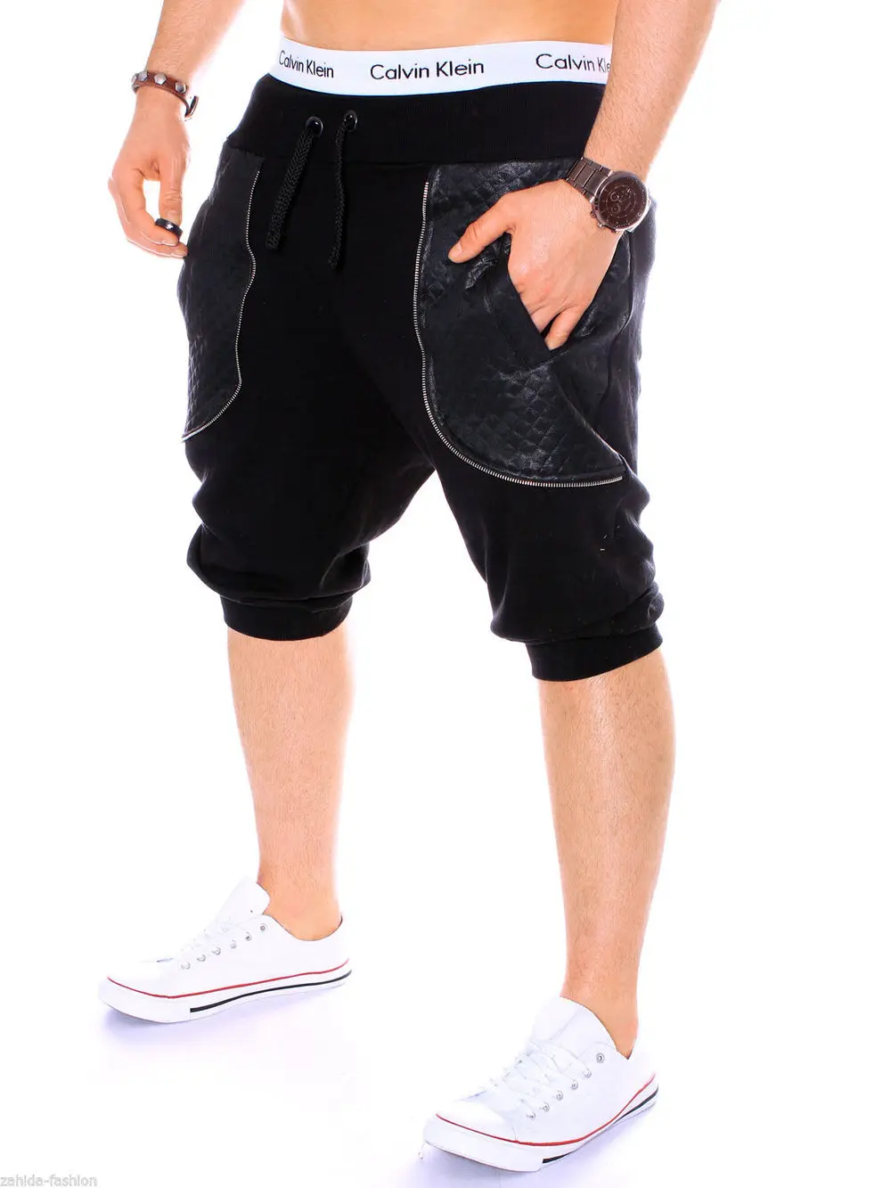 Мужские спортивные штаны размера плюс ZOGAA хлопковые шорты для активного отдыха