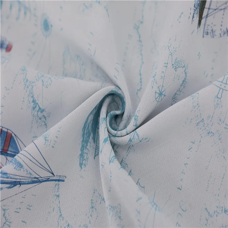 Конопляная печать AB версия парусных занавески для детской комнаты гостиной