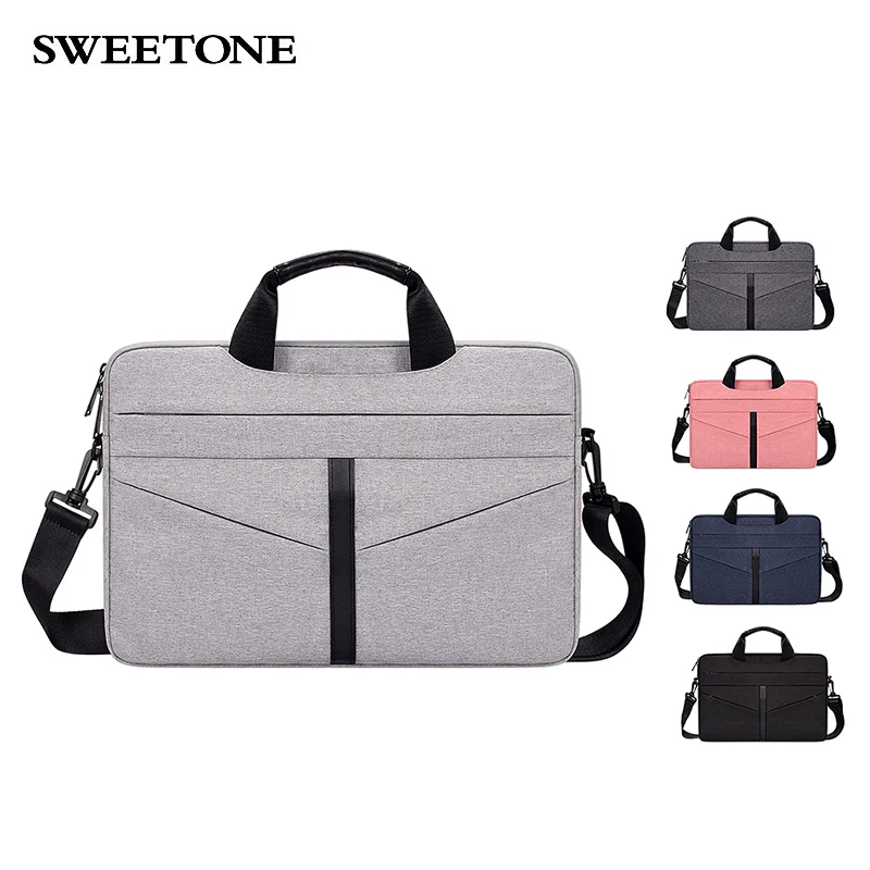 

DJ04 Waterproof Laptop Computer Liner Bag Notebook Shoulder Bag Apple Macbook 13.3/14.1/15.4/15.6 Inch Breathable and Wearable
