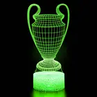 3D иллюзия светильник трофей логотип конкурса памятная статуя украшение модель настольная спальня подарок светодиодный USB светильник