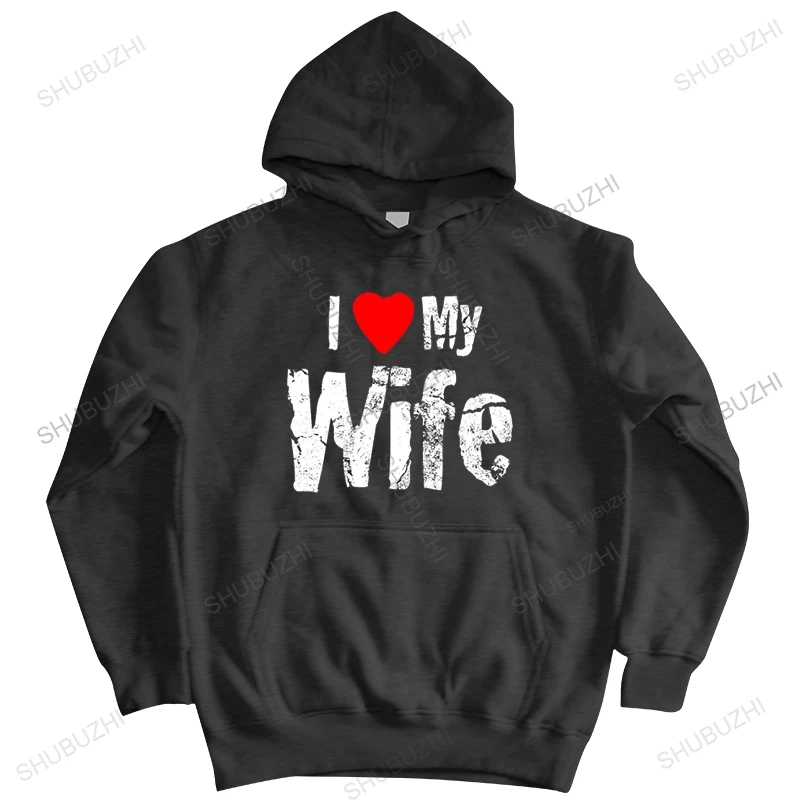 

Новое поступление, мужская куртка с длинным рукавом I Love My Woman, подарок на день беременности, мужская хлопковая толстовка с принтом, большие р...