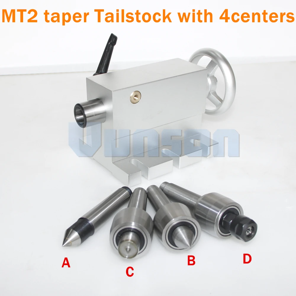 Morse2# MT2 съемный и сменный большой наконечник живой центр задняя стока Центр высота 65 мм с заблокированным ключом для ЧПУ 3040 Маршрутизатор DIY