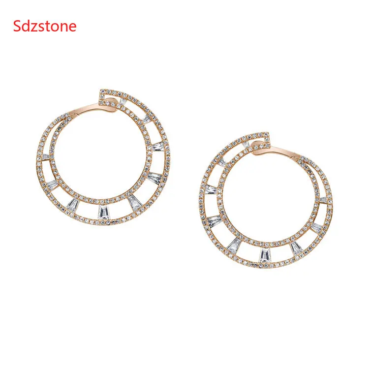 

Модные женские и женские модные большие круглые серьги 35 мм, большие гладкие круглые серьги, брендовые серьги-петли, ювелирные изделия