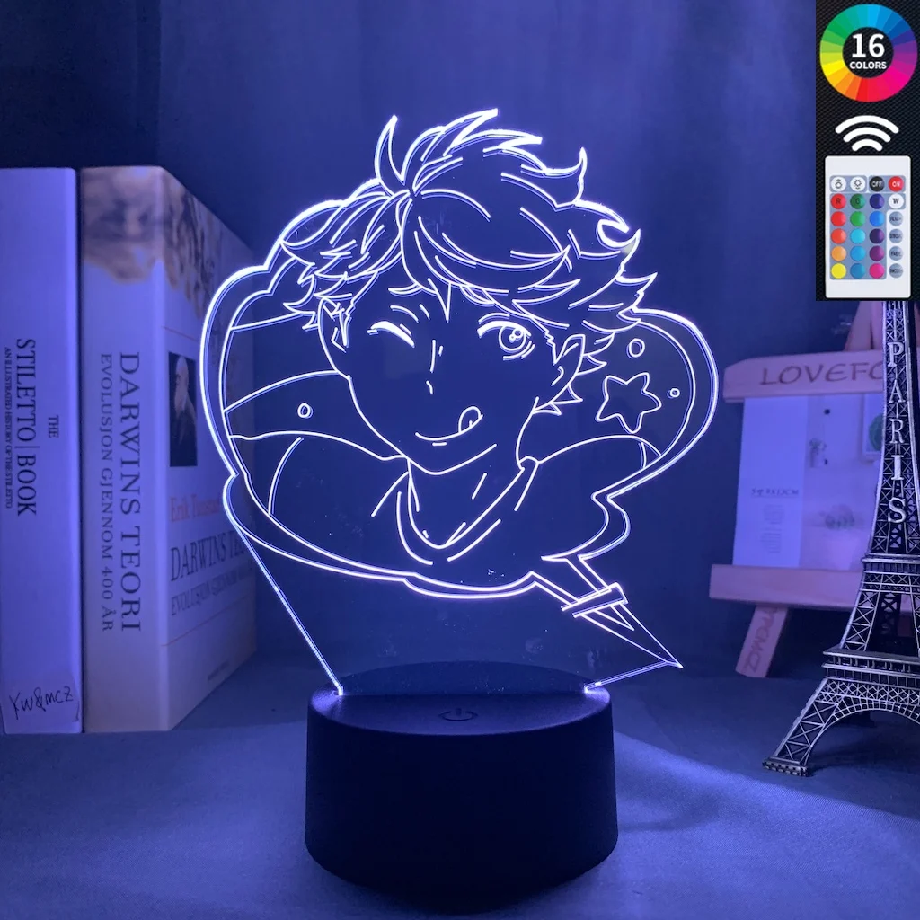 

Haikyuu Oikawa Tooru светодиодный ночсветильник лампа для спальни Декор Светильник для детей подарок на день рождения Haikyu Oikawa Tooru 3d лампа