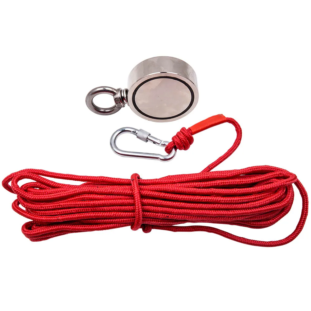 

500-kg Powerful Permanent Neody Fishing Metal Detector Double Side Neodymium 10m
