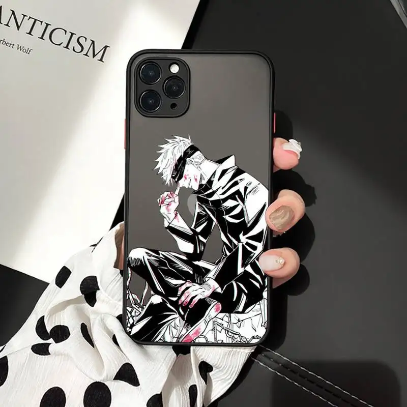 

Jujutsu Kaisen Japan anime Phone Cases matte transparent For iphone 7 8 11 12 plus mini x xs xr pro max cover
