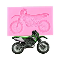 3d motorcycle silicone mould party birthday cake diy decoration tools sugarcraft chocolate fondant baking mold