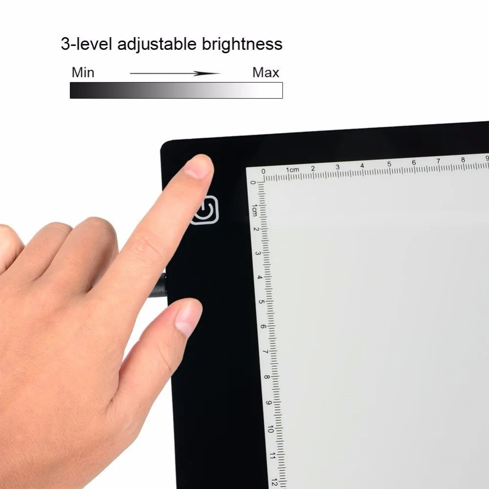 Горячая продажа Портативный А4 планшет со светодиодной подсветкой тату