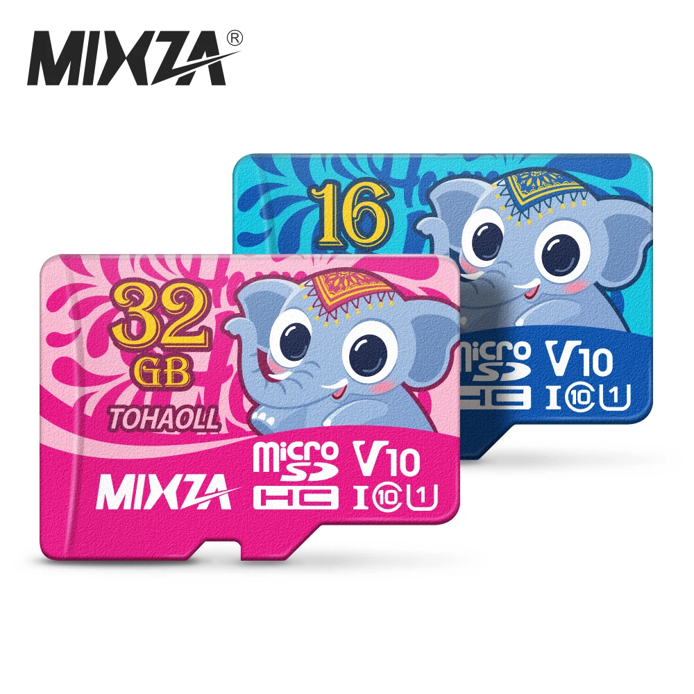 MIXZA слон оригинальный слот для карт памяти 256 ГБ 128 Гб 64 U3 80 МБ/с. 32 sd карта Class10 UHS 1