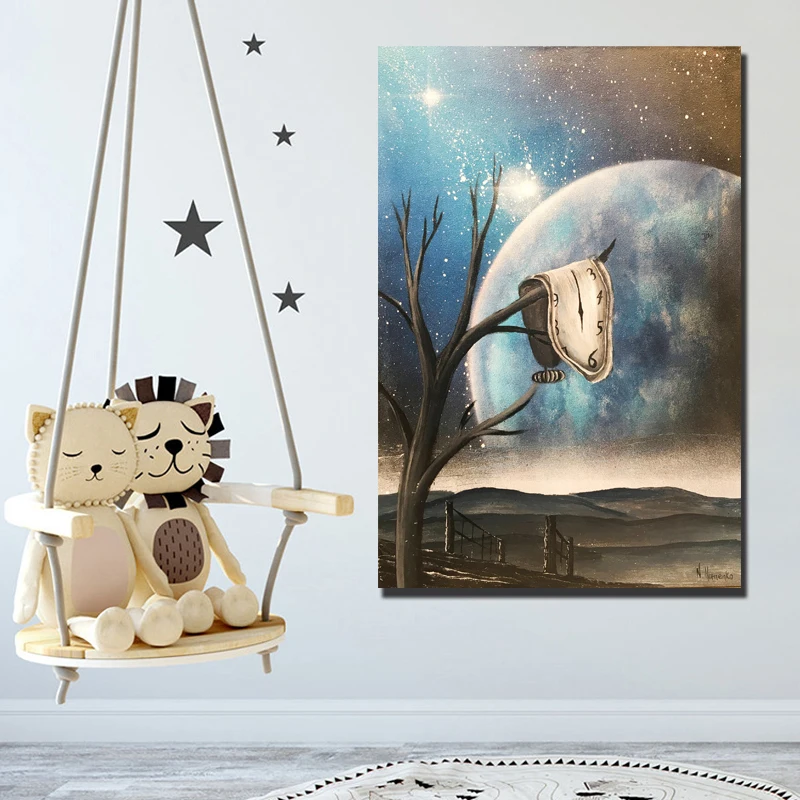 Картина на холсте Спящие часы|Рисование и каллиграфия| |