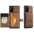 Модный кожаный магнитный съемный чехол-бумажник для Samsung Galaxy S21 Ultra S21 Plus S20 FE противоударные чехлы для телефонов