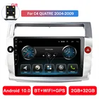 Автомобильный мультимедийный плеер, Android 2004, GPS-навигация для Citroen C4 четыре, 2005, 2006, 2007, 2008, 2009, 2 ГБ + 32 ГБ
