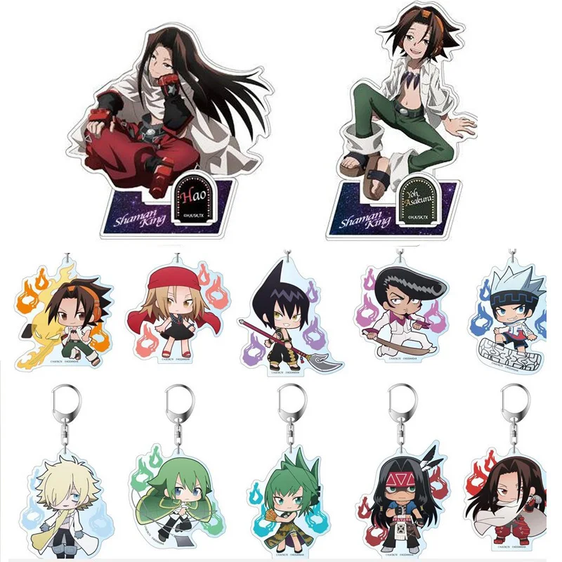 

Брелок для ключей в стиле аниме SHAMAN KING Yoh Asakura Kurobeta Miko