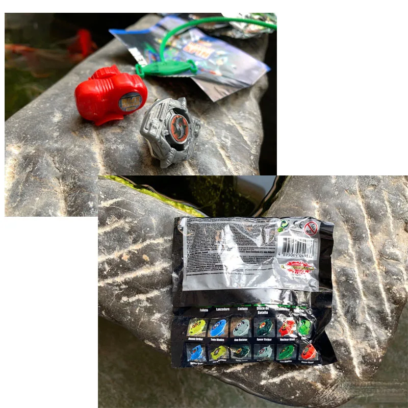 

Mini Fight Gyro Blind Bag Surprise Toys Bag Children's Mini Tops Toy Set with Launcher Combat Spinning Tops Blind Bag Gift