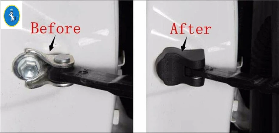 

Yimaautotrims Auto Accessory Car Door Stop Rust Waterproof Protector Cover Trim Fit For INFINITI Q70 2015- 2020 Plastic