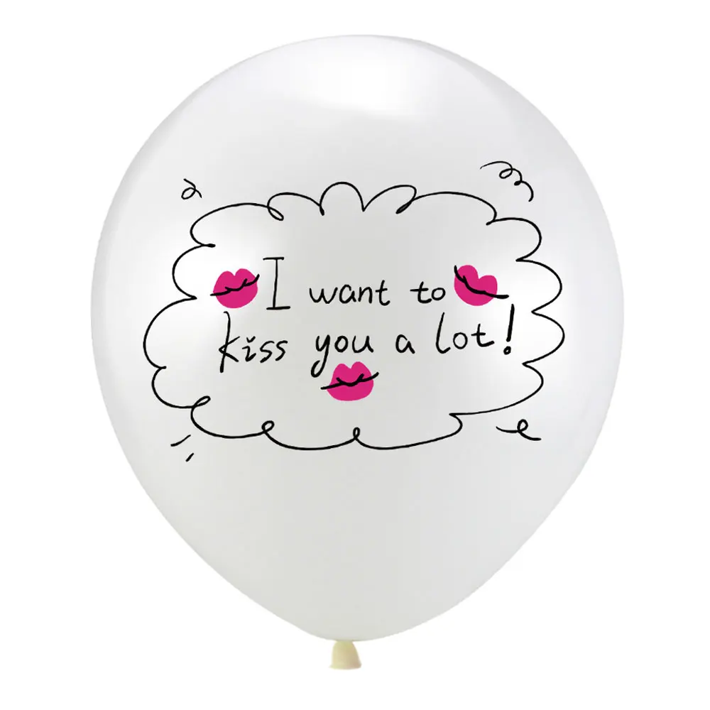 12 дюймов с буквенным принтом воздушных шаров из латекса воздушный шар свадебное