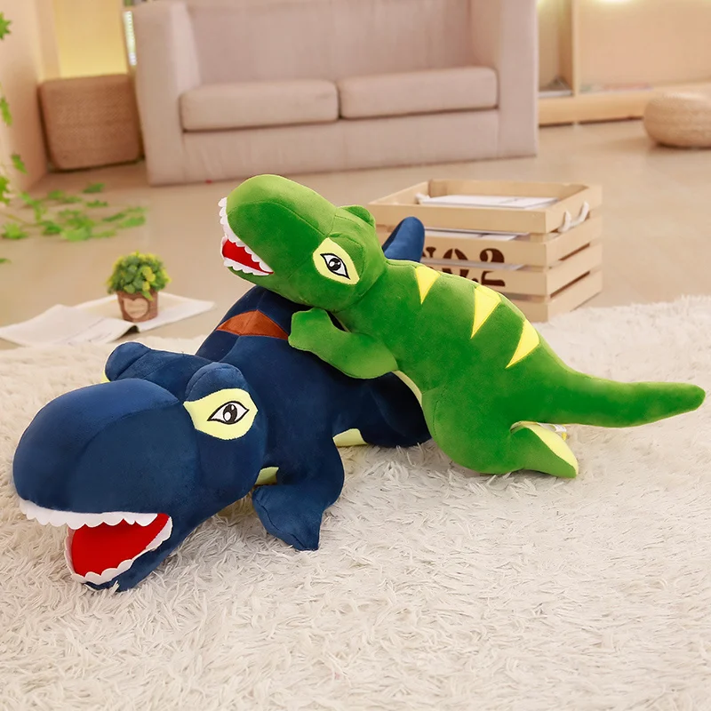 

110cm High Quality Dinosaur Plush Toy Stuffed Parasaurolophus Animal Dolls for Children Boys Dino Pillow Creative Birthday Gifts