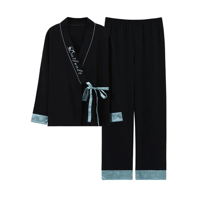 Pajamas Women Spring Autumn Long Sleeve Lovely Cotton Women Nightwear Summer 2021 New Thin Home Suit Sleepwear Lounge Wear