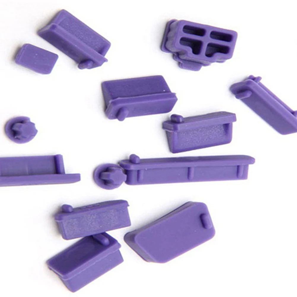 

13Pcs Universal Silicone Anti Dust Port Plugs Cover Stopper for Laptop Notebook