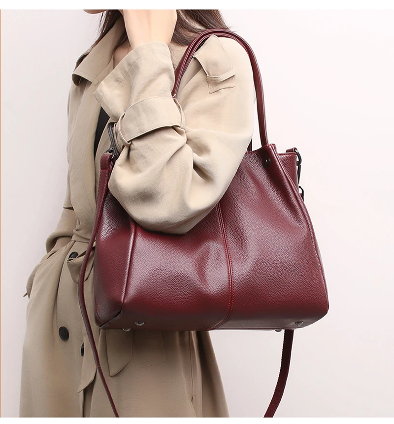 

Top Quality Lady Elegant PU Leather Handbag Unique Design Female Shoulder Bag Hand Bag Tote