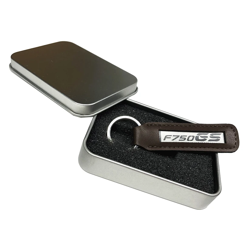 Металлический кожаный брелок для ключей от мотоцикла F750GS подходит BMW F750 GS F 750GS 2018