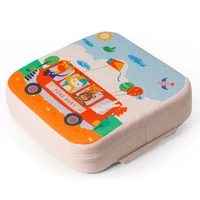 portable cartoon animal high chair pad booster dining room detachable sponge increasing seat cushion safety buckle for kids