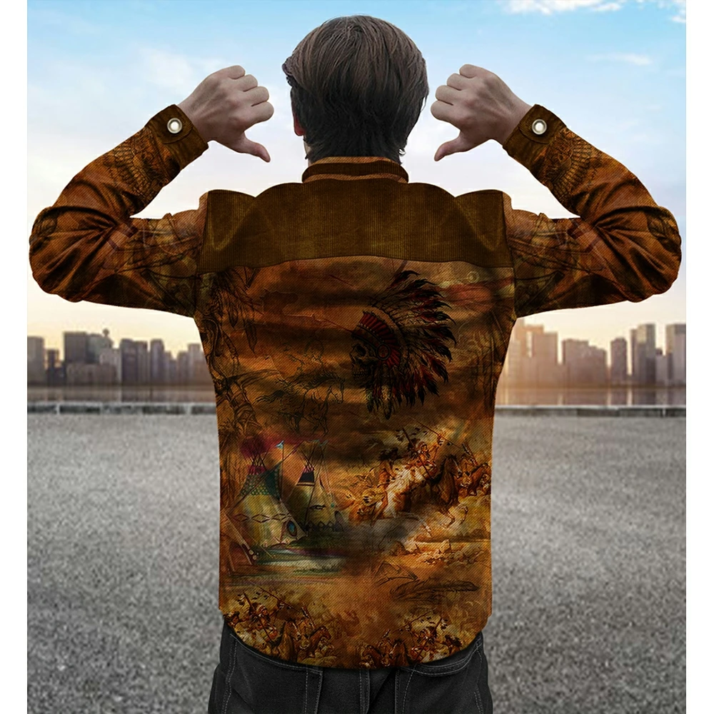 Новая модная мужская теплая шерстяная стеганая куртка с 3D-принтом на весь рост |