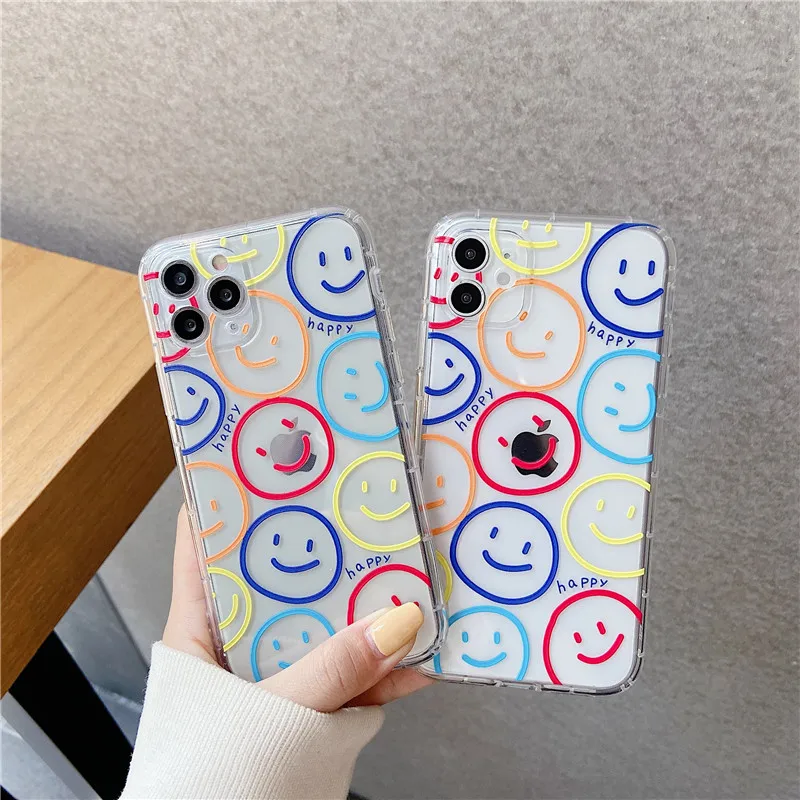 Милый красочный чехол с улыбкой для телефона Huawei P40 P30 P20 Lite Mate 30 Pro 20 P smart Nova 5t чехлы