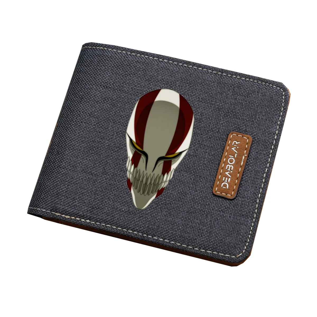

Japan anime Bleach Wallet Men Women canvas Short wallet Money Bag student ID/Credit Card Holder coin purse