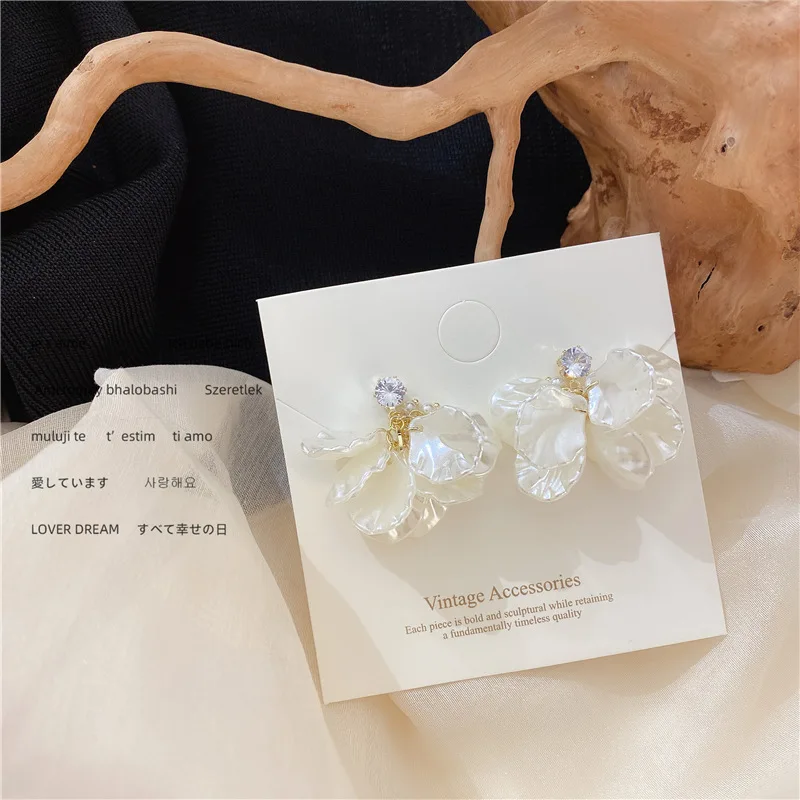 

Новинка 2020, модные серьги-подвески в виде цветка Taseel, винтажные милые романтические серьги-подвески для женщин и девушек, ювелирные изделия