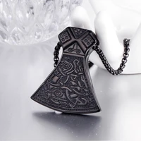 trendy personality raytheon hammer pendant punk men stainless steel gold black silver color pendant hip hop party gift